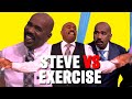 Who says you can&#39;t exercise in style? 😂 | #SteveHarvey vs Exercise