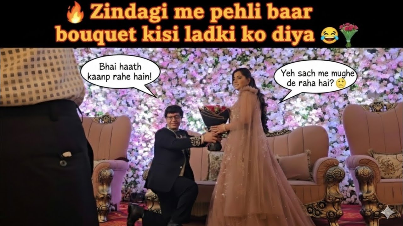 Zindagi Me Pehli Baar Bouquet Diya 😳💐 | Best Friend Ki Ring Ceremony Vlog