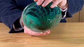 Murano glass bowl - Alfredo Barbini - Italy 1950s