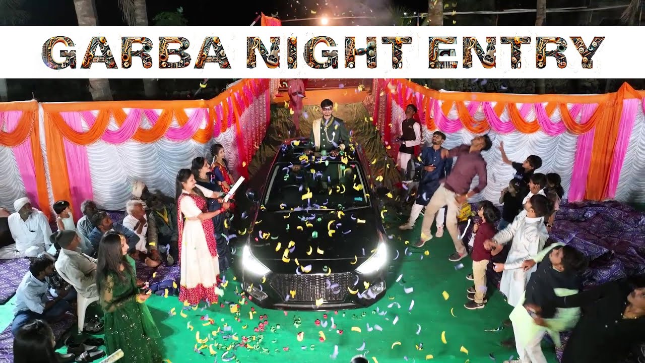 Garba Night Entry OM STUDIO - YouTube