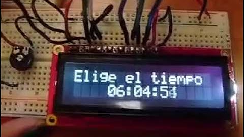 Temporizador con Arduino