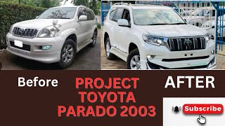 Project Toyota 2003 PRADO fully converted into 2019 PRADO