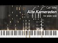 Alte Kameraden (for piano solo) w/ sheet music