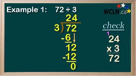 WCLN - Math - Long Division 1