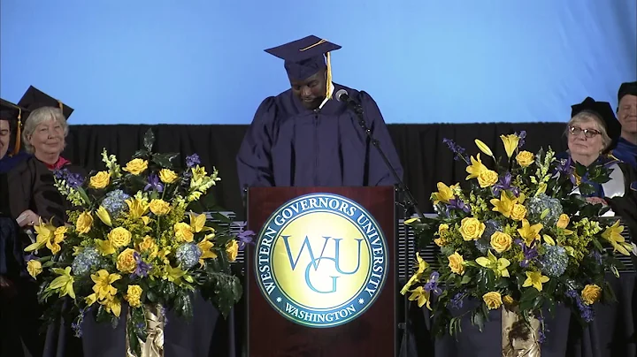 Graduate Leroy Bryan at WGU Washington's 2016 Comm...
