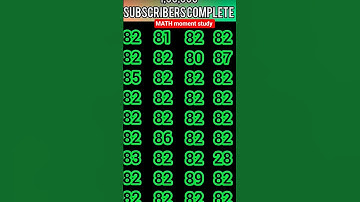 Find 👉 28 odd number puzzle 🧩 iq test #paheliyangk #quiz #ias #paheliyanemoji
