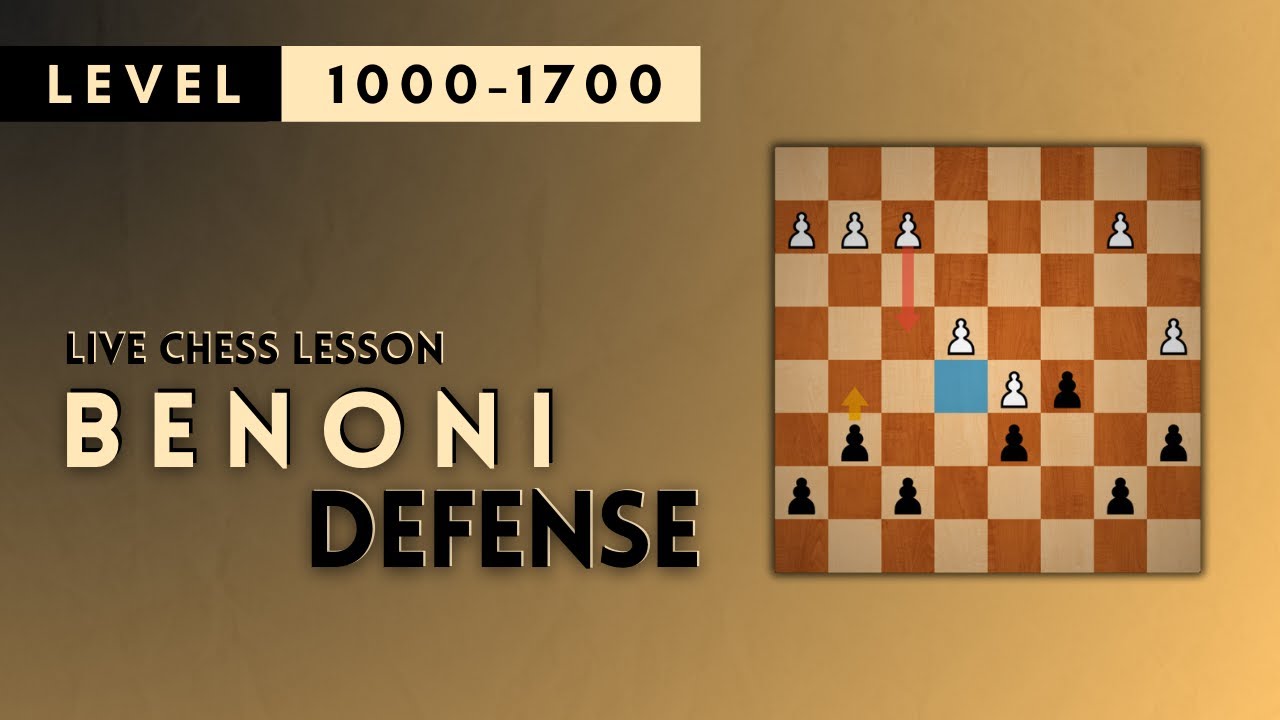 Benoni Defense for BEGGINERS #chess