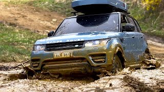 110 Scale Land Rover Range Rover Sport Muddy Off-Road Driving Rc4Wd D90 Chis 4X4 Rc Car