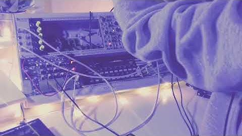 Guitar into Modular Synth w/ clouds & spring reverb