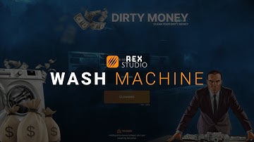 WASHMACHINE NUI [ESX][QBCORE] -- [FIVEM] By Rex Studio