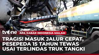 NAHAS! Pesepeda Tewas Tertabrak Truk Tangki | AKIM tvOne