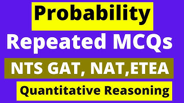 Probability of Cards MCQs For NTS GAT, NAT, HAT | Quantitative Reasoning Probability Problems Tricks