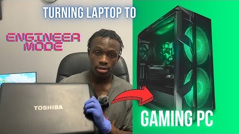 LAPTOP TRANSFORMATION TO GAMING PC!!