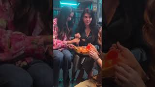 🤩 FOODIE BEAUTIES #sonambajwa #jacquelinefernandez & #nargisfakhri Enjoy eating #throwback #shorts