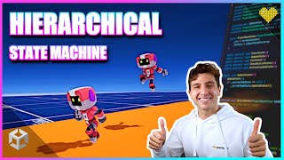 How to Program in Unity: Hierarchical State Machine Refactor [Built-In Character Controller #5]