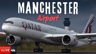 LIVE 4K Manchester Airport Plane Spotting