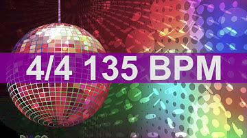 🔴 135 BPM Disco Drums Metronome