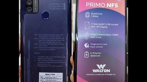 How to walton primo NF5 unlock pin password pattern tutorial scene lock remove without computer 100%