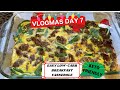 Vlogmas Day 7 | Easy Keto-Friendly / Low-Carb Breakfast Casserole