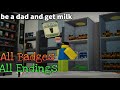Be a dad and get milk simulator all badges  all endings  full walkthrough  roblox