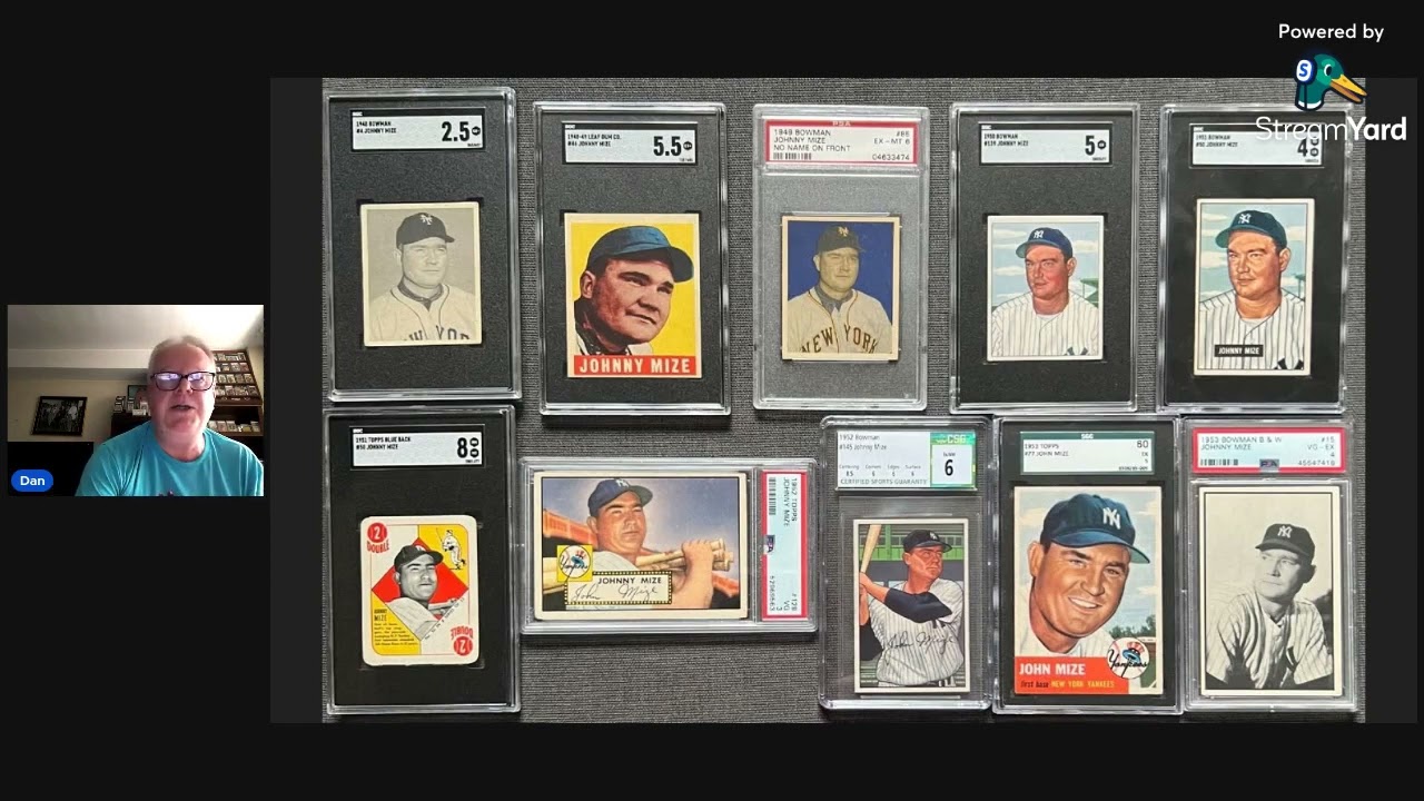 Dan's Johnny Mize Collection