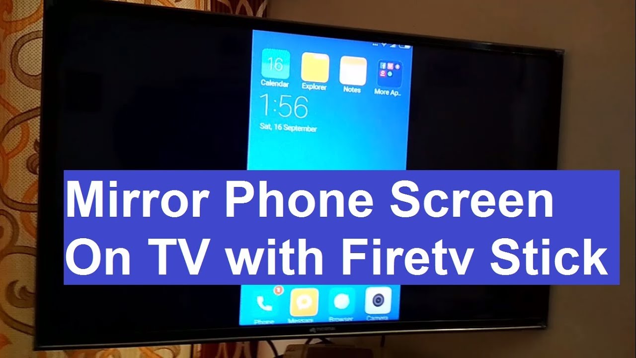 how to use mirror receiver for fire tv