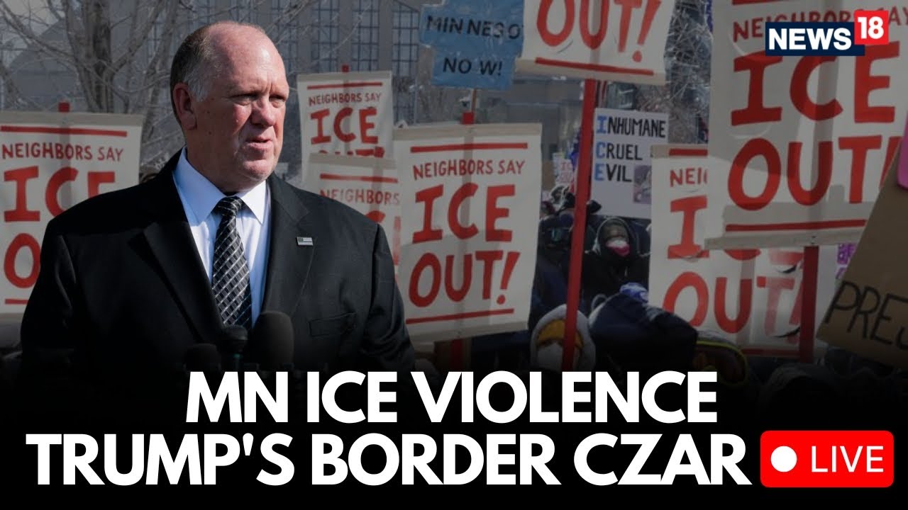 LIVE: ICE Protest | Trump's Border Czar Tom Homan Holds Minneapolis ...