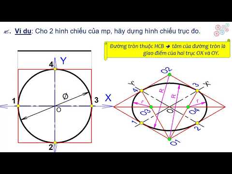 vekythuat #vecokhi #engineeringdrawing | Cách vẽ ellipse vô ...