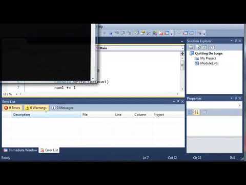 Visual Basic Tutorial   32   Exit Do Loops