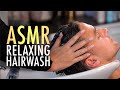 ASMR Relaxing Hair Wash and Scalp Massage Experience