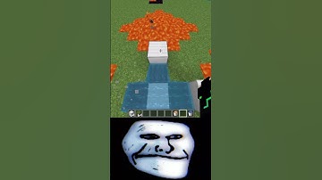 Minecraft Logic (Troll Face) Edit🥶 #Shorts | BoosterX