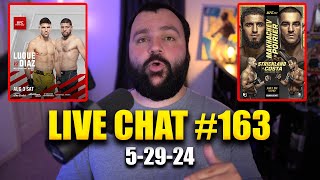 UFC 302 Makhachev vs Poirier, Diaz vs Luque, Ferguson vs Chiesa - Livechat #163