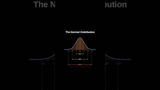 The Normal Distribution Explained Visually 📊 #Shorts