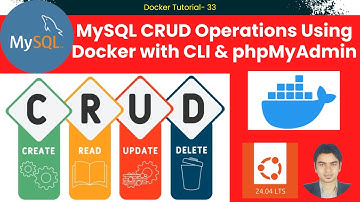 MySQL CRUD Operations Using Docker with CLI & phpMyAdmin | Step-by-Step for Beginners #docker #mysql
