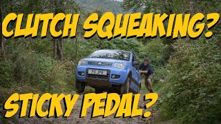 How to fix a squeaky/sticky clutch on a Fiat Panda 4x4 - UK Panda 4x4