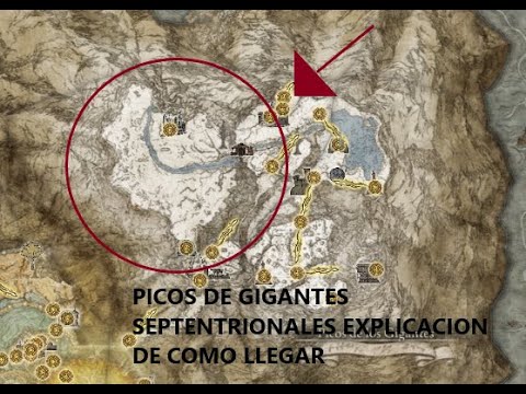 "ELDEN RING" COMO LLEGAR A ZONA DE PICOS DE GIGANTES SECRETA ( ZONA IZQUIERDA DE PICOS DE GIGANTES)