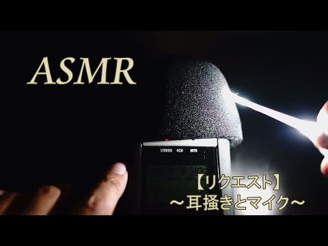 【ASMR】耳かきとマイク②(request) I make a earpick in microp