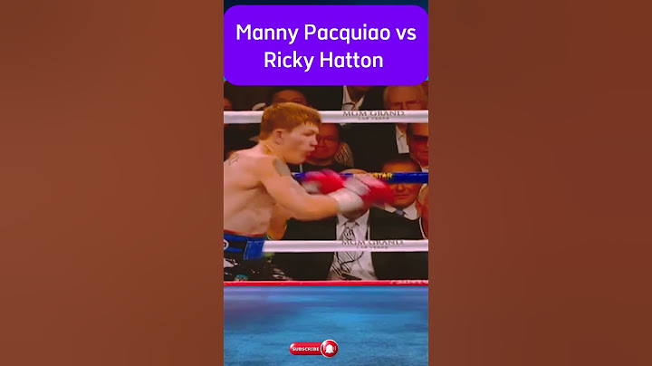 Epic Showdown: Manny Pacquiao vs. Ricky Hatton – Full Fight (DAZN REWIND)