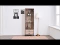 時尚屋 奧爾頓橡木2尺展示櫃 寬60x深40x高181cm product youtube thumbnail