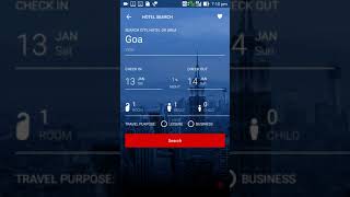 HOW TO BOOK HOTEL ONLINE USING MAKE MY TRIP ANDROID APP screenshot 5