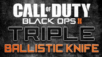 Black Ops 2 - Triple Ballistic Knife Across Map! (Best BO2 Clip Ever?)
