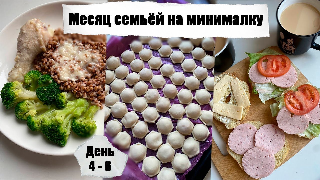 Живём месяц семьёй на минималку. День 4 - 5 - 6. Делаю заготовки в морозилку. Простой рецепт паштета