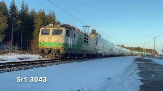 Intercity 274 ohittaa Vaaralan  |  Intercity 274 passes Vaarala 14.4.2024 [4K]