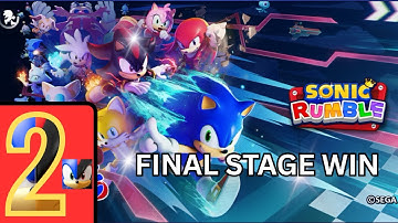 Sonic Rumble Gameplay Walkthrough Part 2 – Final Stage WIN! 🌀🏁 (No Commentary | mobile)