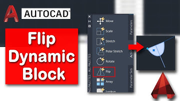 How to Create a Flip or mirror Dynamic Block in AutoCAD