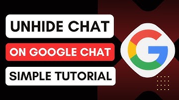 How To Unhide Chat On Google Chat