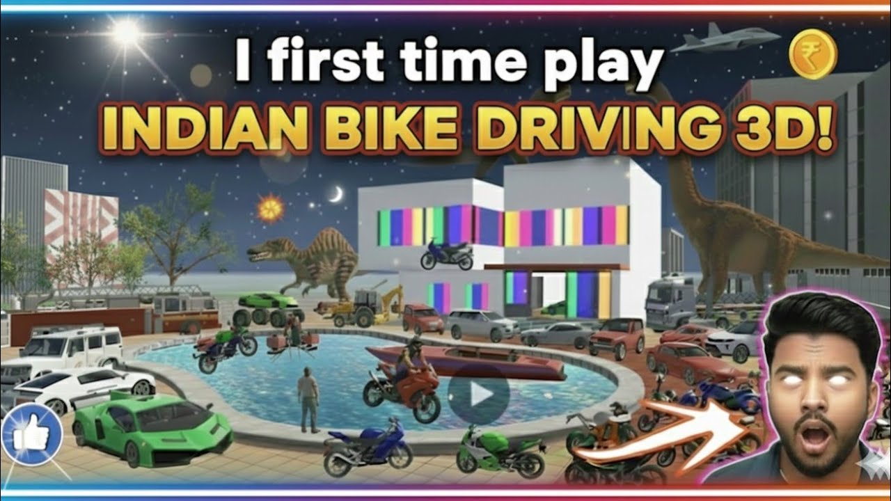 I playing indian bike driving 3D first time #Gamerzabbas-01 - YouTube