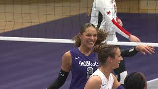 K-State Volleyball | Match Highlights vs Texas Tech