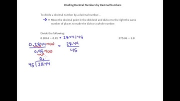4.4a Dividing Decimals by Decimals