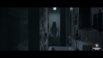 Haunted bathroom Unreal Engine 5 Lumen